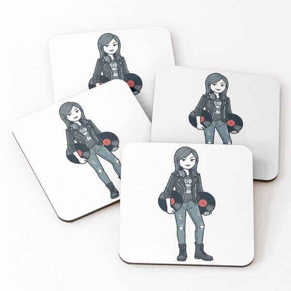 Item preview, Retro Music Lover Aesthetic Stick Figure Vinyl Record Collector Rocker Vibe Cute Audiophile designed and sold by StickyGuys.