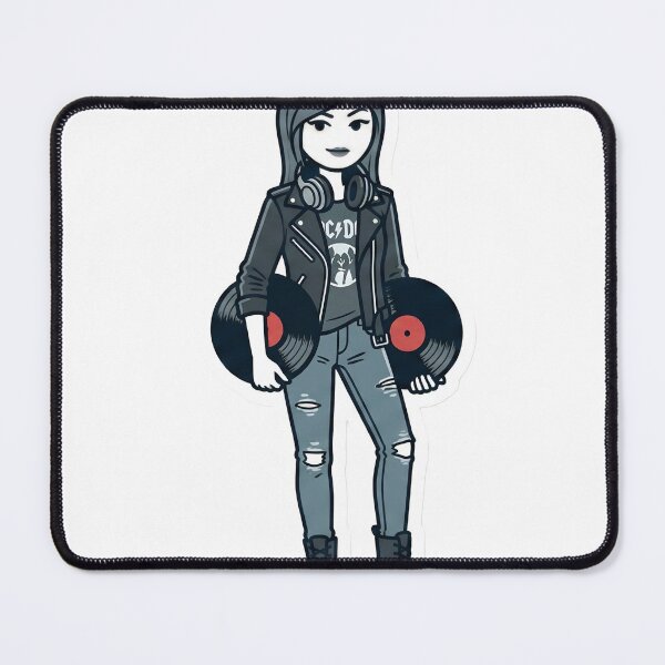 Item preview, Retro Music Lover Aesthetic Stick Figure Vinyl Record Collector Rocker Vibe Cute Audiophile designed and sold by StickyGuys.