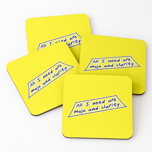 Item preview, All I need are mojo and clarity, yellow background designed and sold by mntimg.