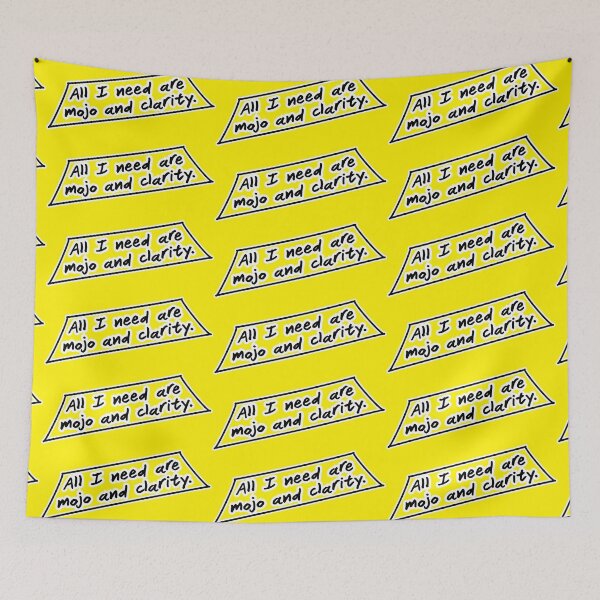 Item preview, All I need are mojo and clarity, yellow background designed and sold by mntimg.