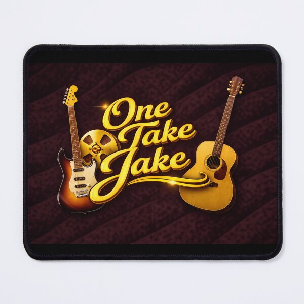 Item preview, One Take Jake – Guitar Edition (Gold on Black Velvet) designed and sold by MySheetMusicArt.