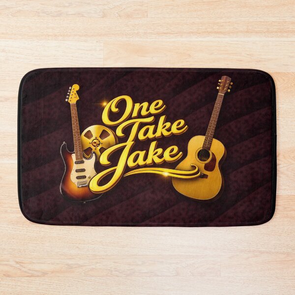 Item preview, One Take Jake – Guitar Edition (Gold on Black Velvet) designed and sold by MySheetMusicArt.