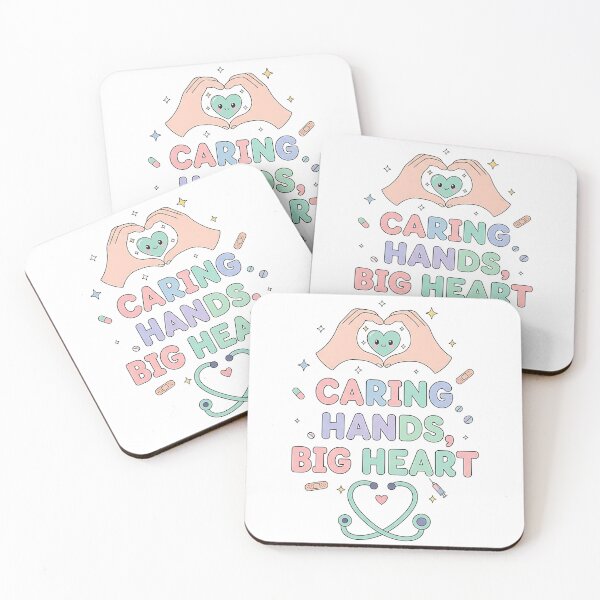 Item preview, Caring Hands, Big Heart – Cute Nurse T-Shirt designed and sold by Muzgle.