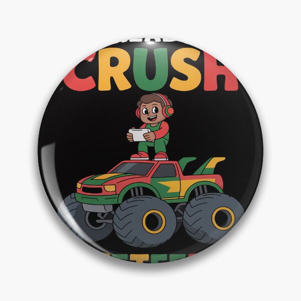 Item preview, Kids I'm Ready To Crush Juneteenth Gamer Boys Toddler Truck designed and sold by HermanTricia.