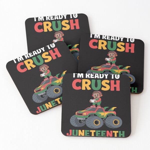 Item preview, Kids I'm Ready To Crush Juneteenth Gamer Boys Toddler Truck designed and sold by HermanTricia.