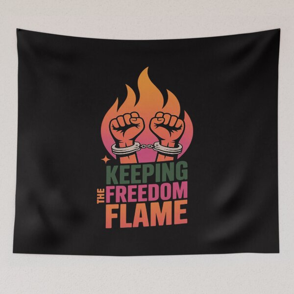 Item preview, Keeping The Freedom Flame Juneteenth Black History designed and sold by HermanTricia.