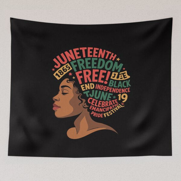 Item preview, Juneteenth Word Cloud Black Freedom Black History Month designed and sold by HermanTricia.