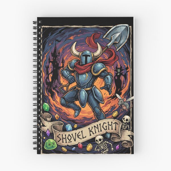 Item preview, Shovel Knight Treasure Trove Blue Knight Shovel Weapon Relics Plague Knight Specter King Shield Knight Yacht Club Games Retro Pixel Art Fan Art Portrait Poster T-Shirt Sticker Print Gift designed and sold by Senpaiwaves.