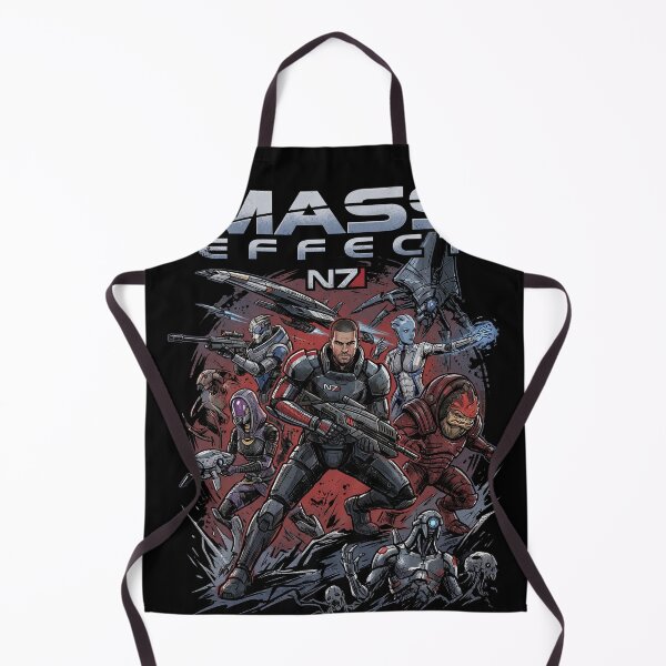 Item preview, Mass Effect N7 Normandy Crew Miranda Jacob Jack Mordin Garrus Tali Thane Samara Legion Zaeed Collage Fan Art Poster T-Shirt Sticker Print Gift designed and sold by Senpaiwaves.