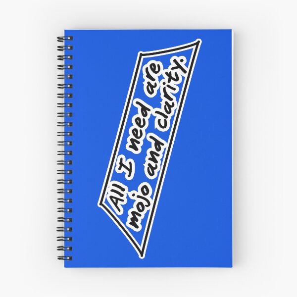 Item preview, All I need are mojo and clarity, blue background designed and sold by mntimg.