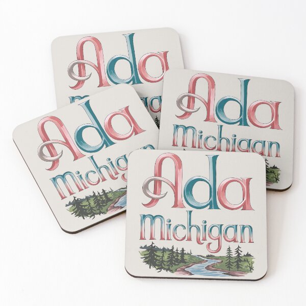 Artikelvorschau, Ada, Michigan, Ada Mi, Ada Michigan entworfen und verkauft von MoMidoStore.