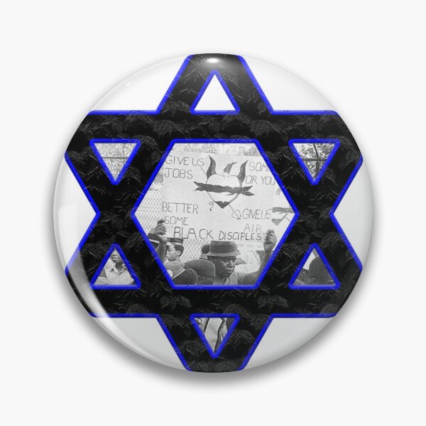 Item preview, Black Disciple Nation 1966 Protest Blue Design designed and sold by ChicagoNations.