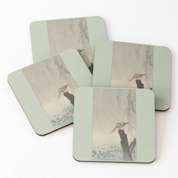 Item preview, Ohara Koson: Kingfisher on a Tree Stump designed and sold by Tridentulus.