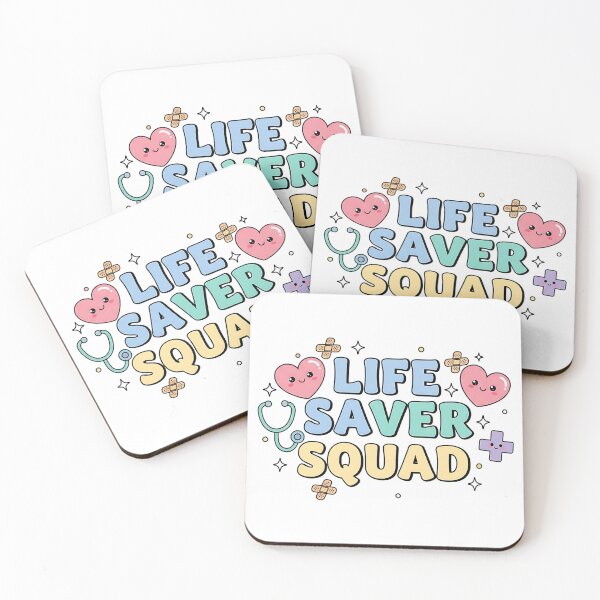 Item preview, Life Saver Squad – Cute Nurse T-Shirt designed and sold by Muzgle.