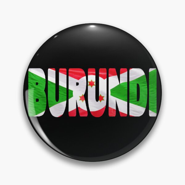 Item preview, BURUNDI - Flag Flying in Wind cut to Letters Souvenir Sticker Shirt T-Shirt designed and sold by Adam Gormley.
