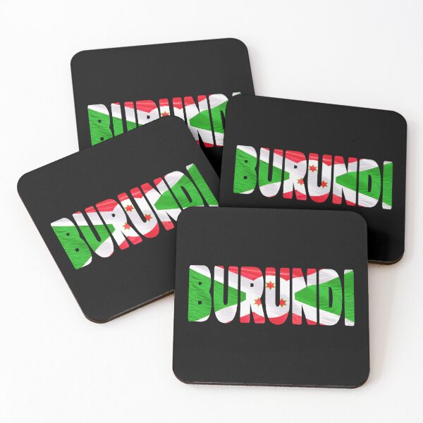 Item preview, BURUNDI - Flag Flying in Wind cut to Letters Souvenir Sticker Shirt T-Shirt designed and sold by Adam Gormley.
