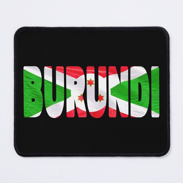 Item preview, BURUNDI - Flag Flying in Wind cut to Letters Souvenir Sticker Shirt T-Shirt designed and sold by Adam Gormley.