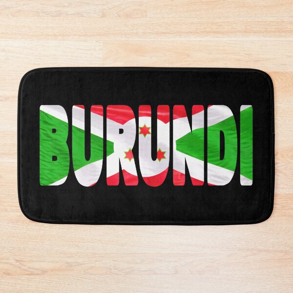 Item preview, BURUNDI - Flag Flying in Wind cut to Letters Souvenir Sticker Shirt T-Shirt designed and sold by Adam Gormley.
