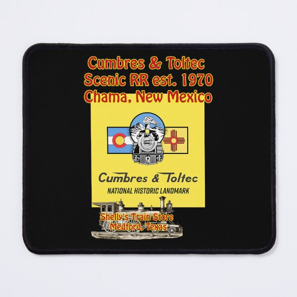 Item preview, Train Logo, Cumbres & Toltec Scenic RR est. 1970, Chama, NM, Shelly's Train Store, Vintage, Classic, Collectible Train Logos, Rail & Railroad, train stickers, magnets, t-shirts, posters & more.  designed and sold by MoreEZUSA-Here.