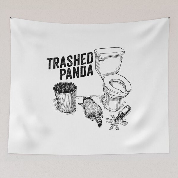 Item preview, Trashed Panda designed and sold by elizabethkeeler.