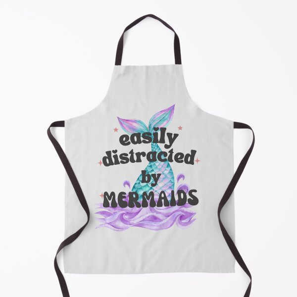 Item preview, Easily distracted by mermaids for mermaid lover cute girly tail fantasy pastel sea ocean  designed and sold by Fantasy Cache.