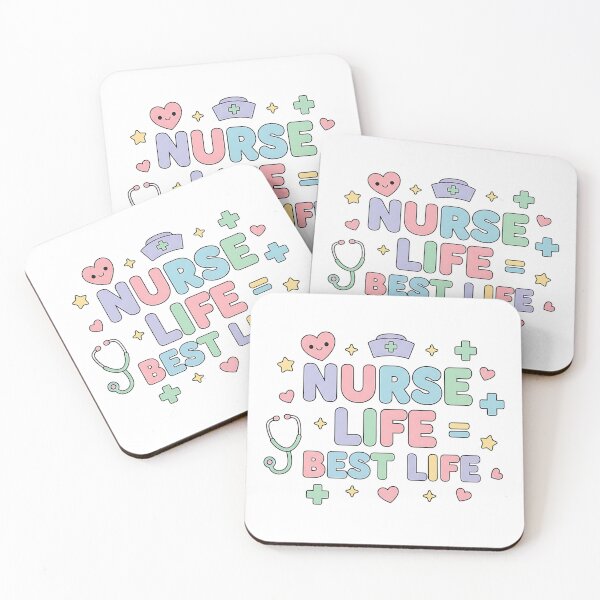 Item preview, Nurse Life = Best Life – Cute Nurse T-Shirt designed and sold by Muzgle.