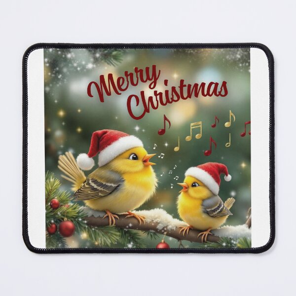 Item preview, Merry Christmas Singing Birds designed and sold by MORELL Design.