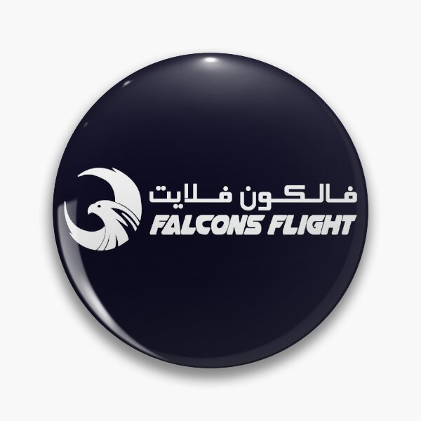 Item preview, Falcons Flight Six Flags Qiddiya Rollercoaster Logo Design designed and sold by CoasterGeekery.