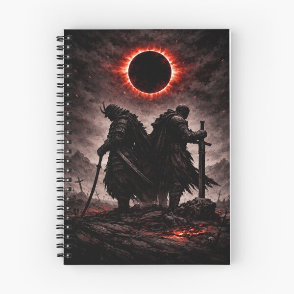 Item preview, Eclipse of Honor – Samurai and Crusader Dark Epic Art designed and sold by ShenGha-design.