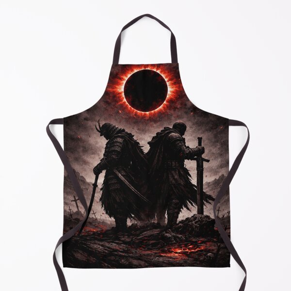 Item preview, Eclipse of Honor – Samurai and Crusader Dark Epic Art designed and sold by ShenGha-design.