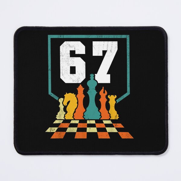 Item preview, Retro Chess Club 67 Six Seven T-Shirt Design designed and sold by LashondaGreen89.