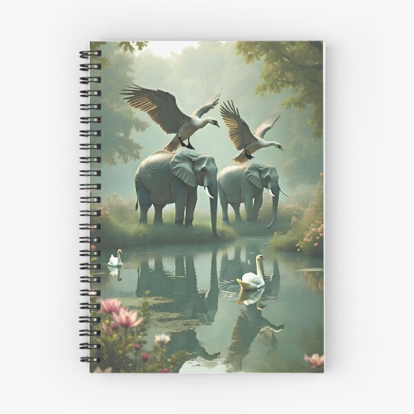 Item preview, Swans and elephants designed and sold by Creative Visualize.
