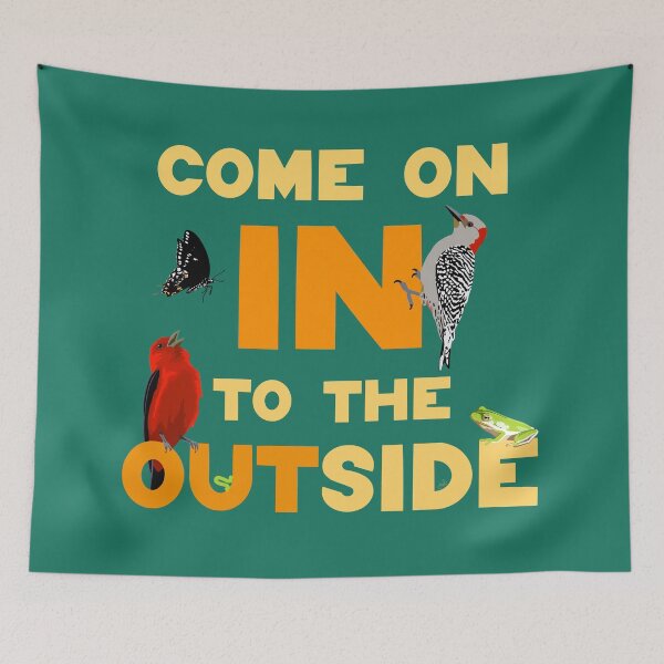 Item preview, Come on In to the Outside designed and sold by LauraWolfArtist.