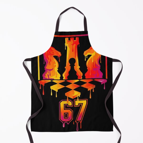 Item preview, Melting Chess Pieces 67 Six Seven Drip Art Tee designed and sold by LashondaGreen89.