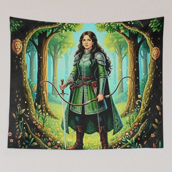 Item preview, Queen Susan the Gentle - Archer of the Radiant Woods designed and sold by Art's Diner.