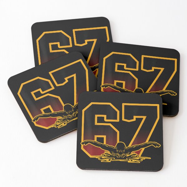 Item preview, Bold Swimmer 67 Six Seven Sports Graphic Tee designed and sold by LashondaGreen89.