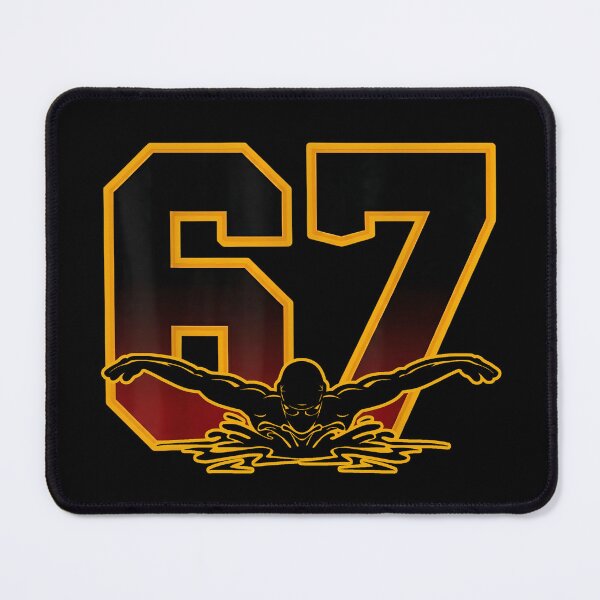 Item preview, Bold Swimmer 67 Six Seven Sports Graphic Tee designed and sold by LashondaGreen89.