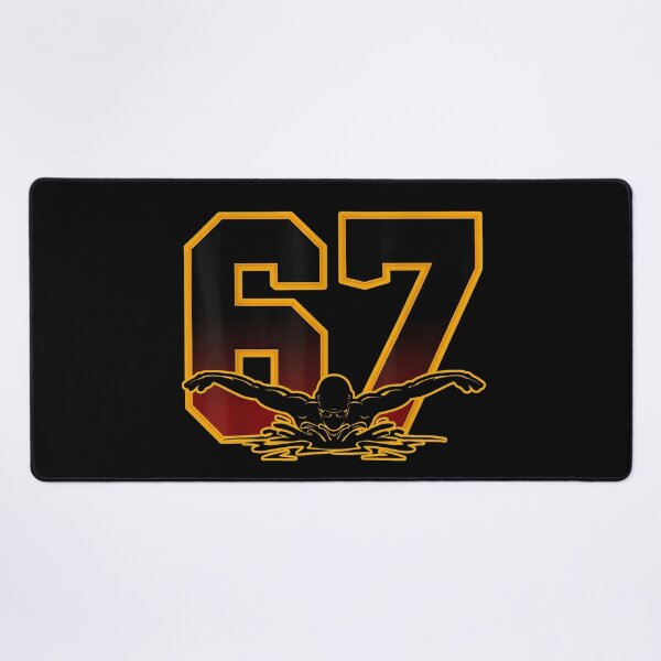 Item preview, Bold Swimmer 67 Six Seven Sports Graphic Tee designed and sold by LashondaGreen89.