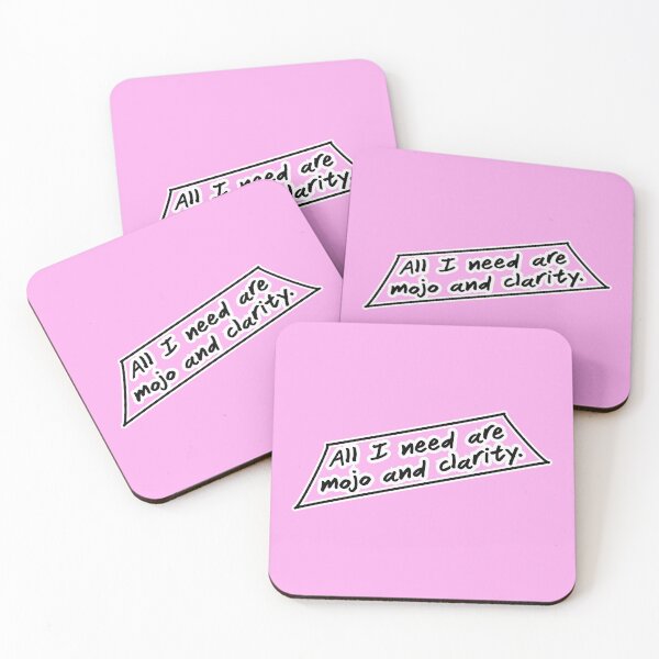 Item preview, All I need are mojo and clarity, pink background designed and sold by mntimg.