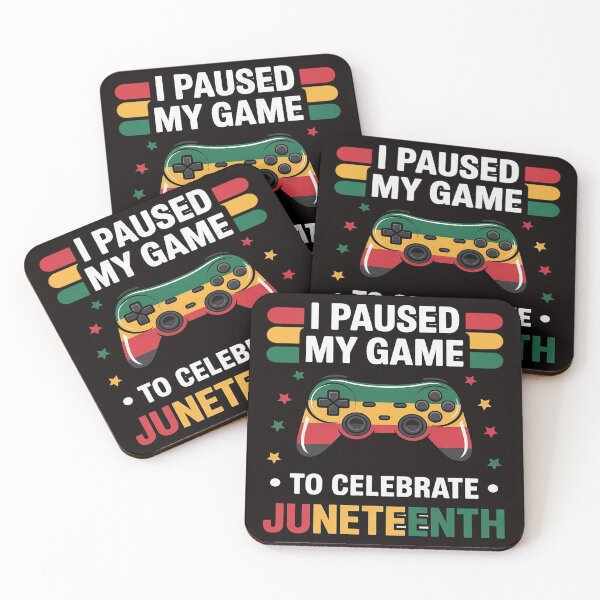Item preview, Juneteenth Gamer Paused My Video Game June 19th Black Pride designed and sold by cherylbartlett.