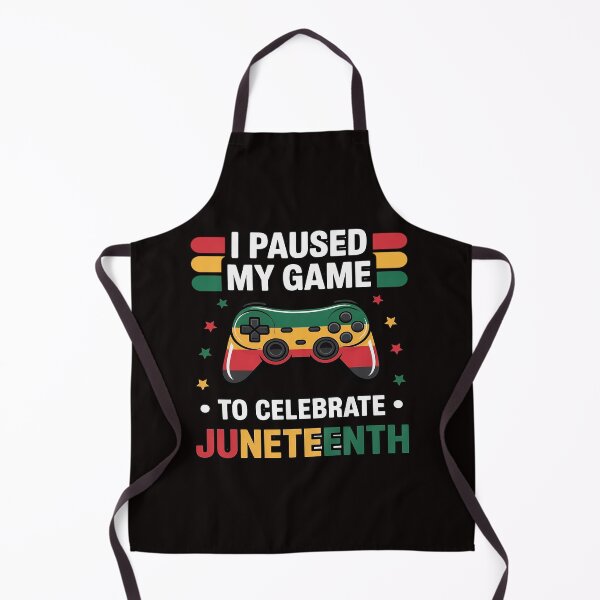 Item preview, Juneteenth Gamer Paused My Video Game June 19th Black Pride designed and sold by cherylbartlett.