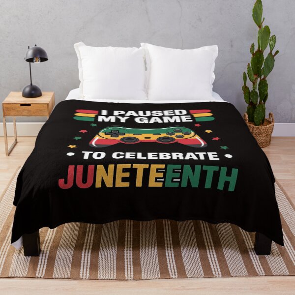 Item preview, Juneteenth Gamer Paused My Video Game June 19th Black Pride designed and sold by cherylbartlett.