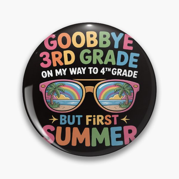 Item preview, Goodbye 3rd Grade Graduation To 4th Grade Hello Summer Kids designed and sold by cherylbartlett.