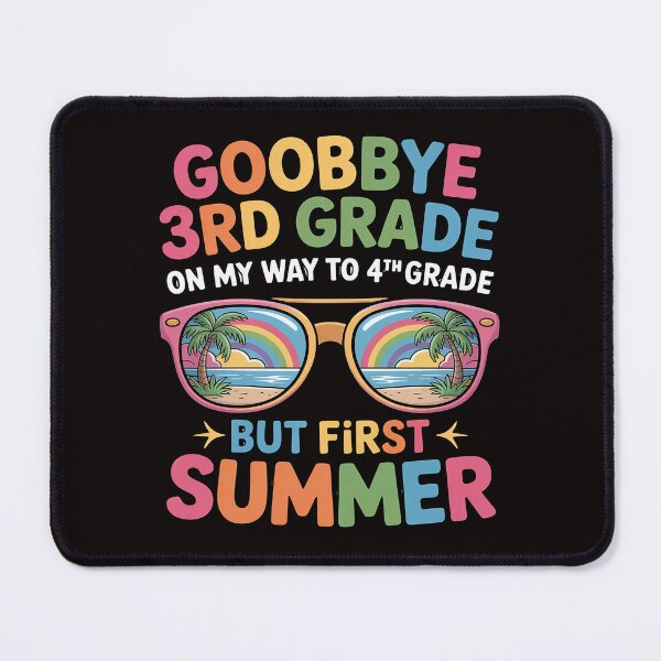 Item preview, Goodbye 3rd Grade Graduation To 4th Grade Hello Summer Kids designed and sold by cherylbartlett.