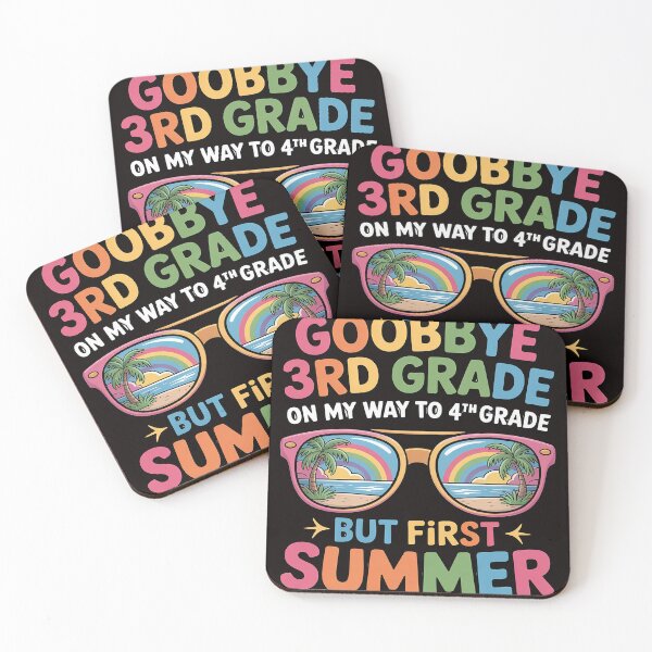 Item preview, Goodbye 3rd Grade Graduation To 4th Grade Hello Summer Kids designed and sold by cherylbartlett.