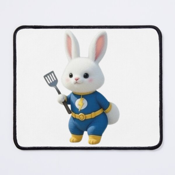Item preview, Electric Rabbit Hero | Adorable Kitchen Superhero designed and sold by LuminaLoom Legacy.