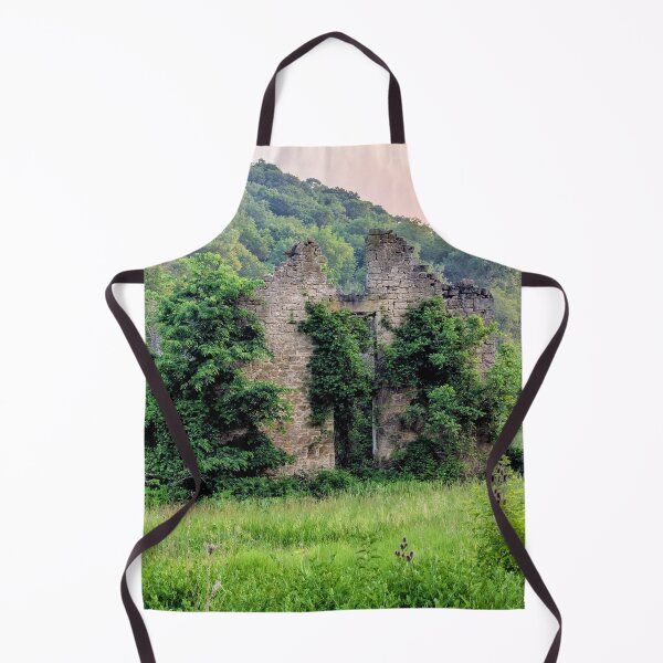 Item preview, Overgrown ruins on a Misty Evening designed and sold by Martha Sherman.