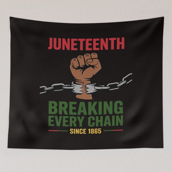 Item preview, Juneteenth Breaking Every Chain Since 1865 Black History designed and sold by cherylbartlett.