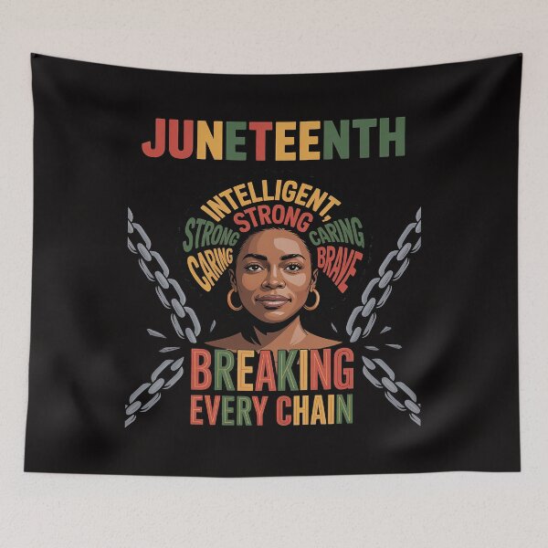 Item preview, Juneteenth Black Women Breaking Every Chain Since 1865 designed and sold by DarioRosales.