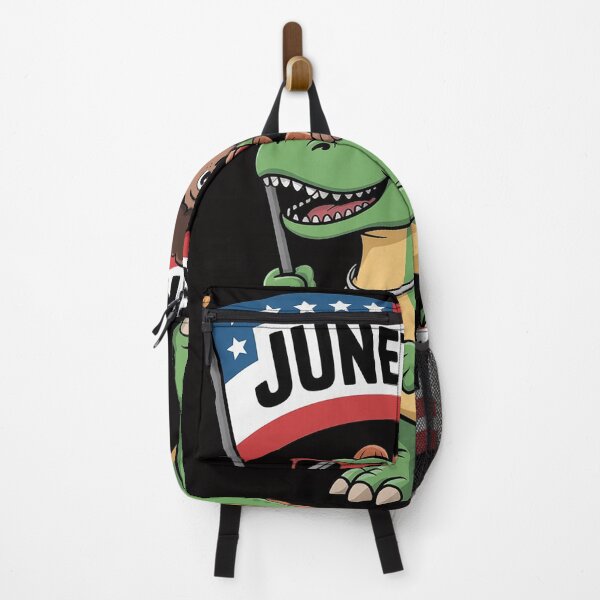 Item preview, Juneteenth Black King Riding T Rex Dino Boys Kids Flag designed and sold by DarioRosales.